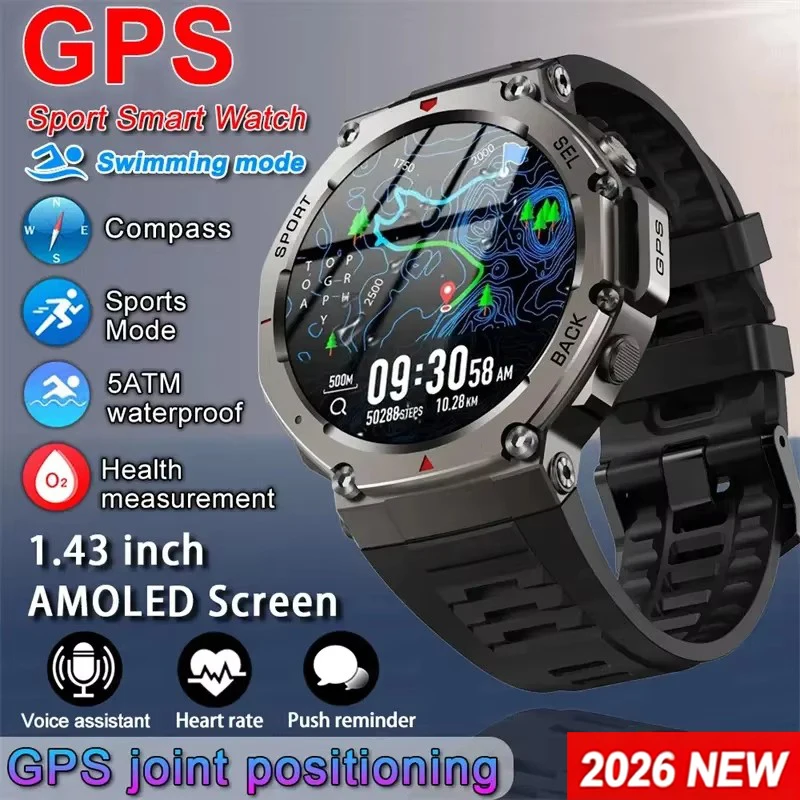 Japanese Lifestyle Called - Men's Smart Watch GPS AMOLED Touch