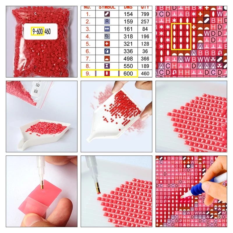 DIY Diamond Rhinestones Painti - Japanese Lifestyle Home recension och pris