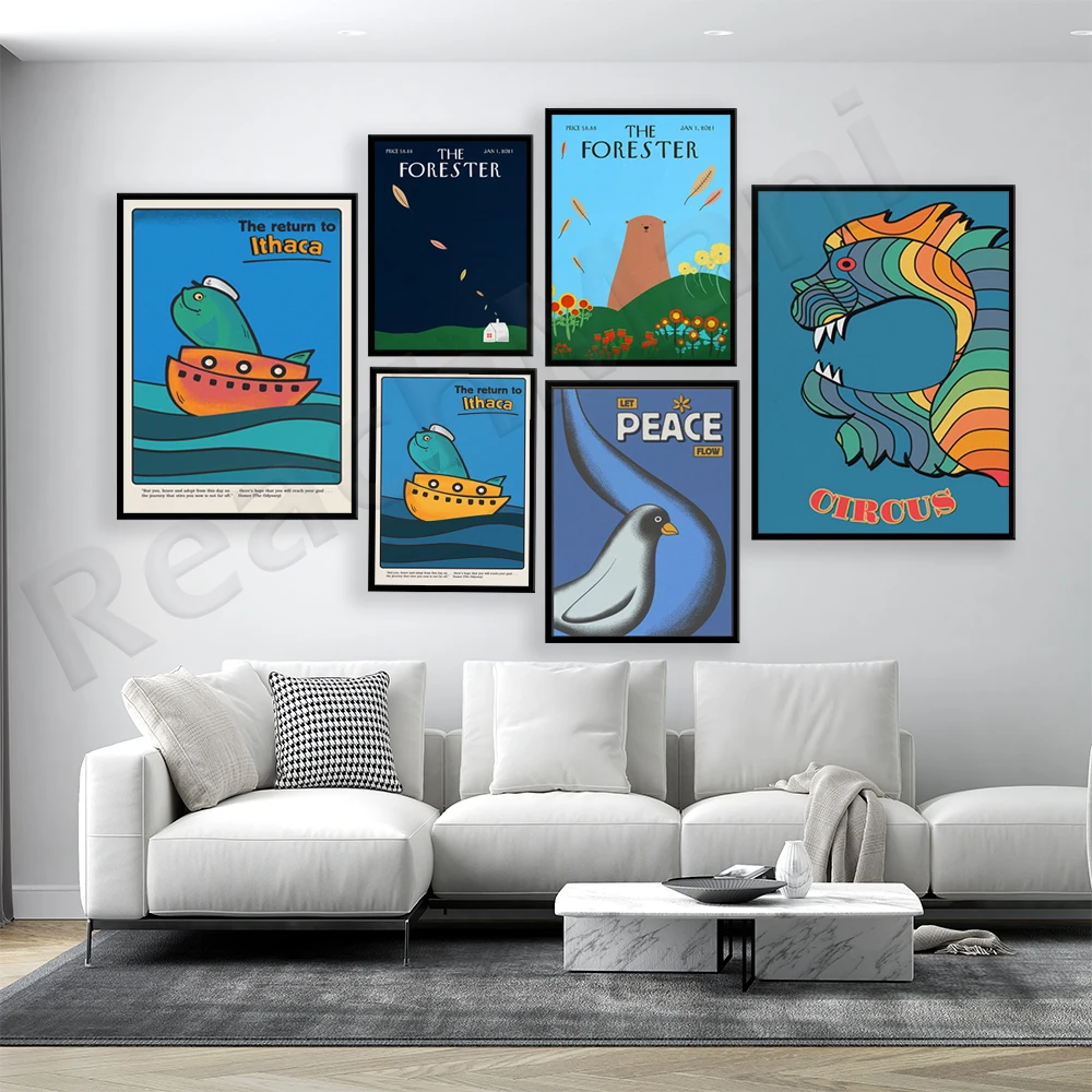 Japanese lion circus print, fi - Japanese Life Quotes recension och pris