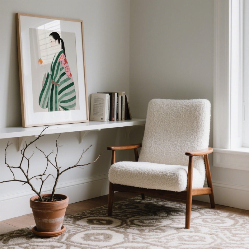 Mount Fuji & Crane Japanese Wa - Japanese Lifestyle Home recension och pris